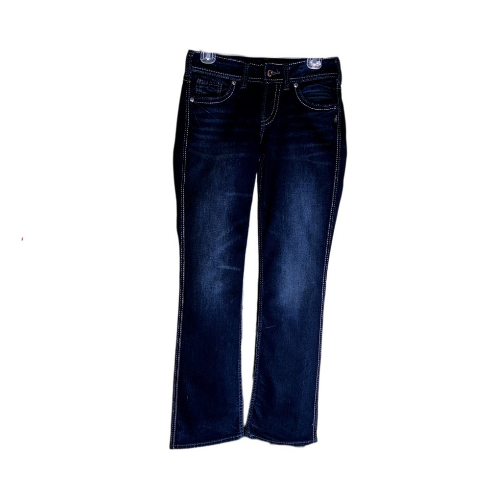 Silver Jeans Suki Slim Boot Women’s Size 27/31 Dark Wash